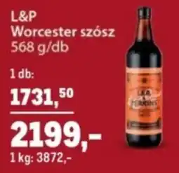 Metro L&p worcester szósz ajánlat