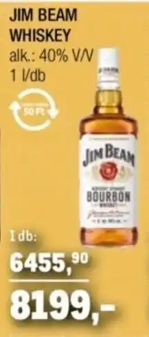 Metro Jim beam whiskey ajánlat