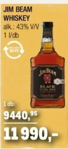 Metro Jim beam whiskey ajánlat