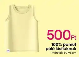Pepco 100% pamut póló kisfiúknak ajánlat