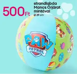 Pepco Strandlabda mancs őrjárat mintával ajánlat