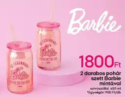 Pepco 2 darabos pohár szett Barbie mintával, ajánlat