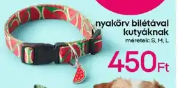 Pepco nyakörv bilétával kutyáknak ajánlat