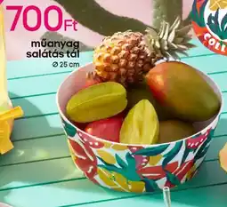 Pepco Műanyag salátás tál ajánlat