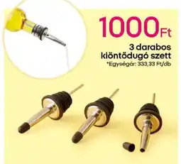 Pepco 3 darabos kiöntődugó szett ajánlat