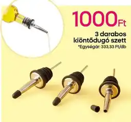 Pepco 3 darabos kiöntődugó szett ajánlat