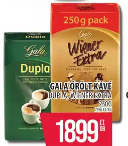 Coop Gala örölt kávé ajánlat