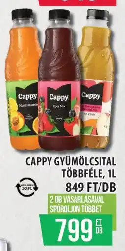 Coop Cappy gyümölcsital ajánlat