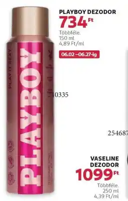 Rossmann Playboy dezodor ajánlat