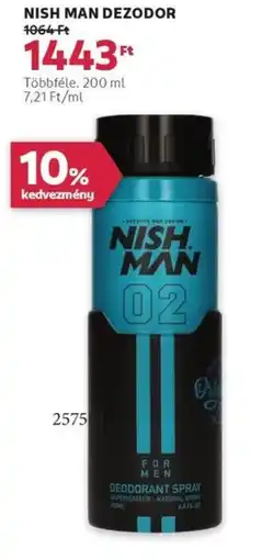 Rossmann Nish man dezodor ajánlat