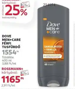 Rossmann Dove men+care férfi tusfürdő ajánlat