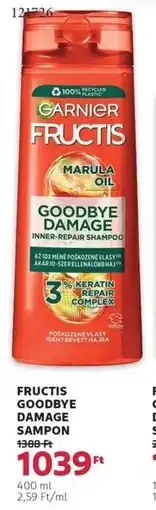 Rossmann Fructis goodbye damage sampon ajánlat