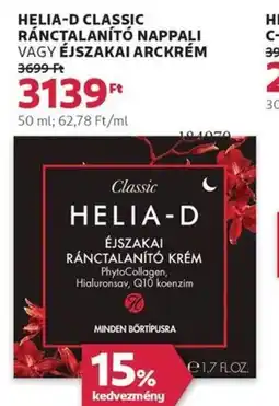 Rossmann Helia-d classic ránctalanító nappali stb. ajánlat