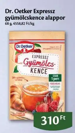 EcoFamily Dr. Oetker Expressz gyümölcskence alappor ajánlat