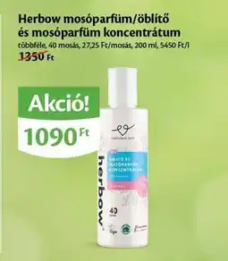 EcoFamily Herbow mosóparfüm/öblítő és mosóparfüm koncentrátum ajánlat