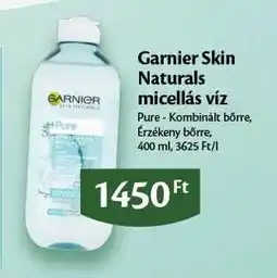 EcoFamily Garnier Skin Naturals micellás víz ajánlat