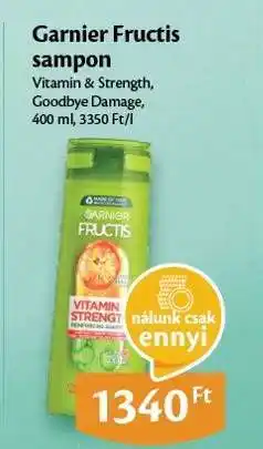 EcoFamily Garnier Fructis Sampon ajánlat