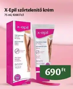 EcoFamily X-Epil szőrtelenítő krém ajánlat