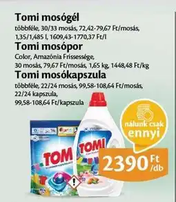EcoFamily TOMI Mosógél ajánlat