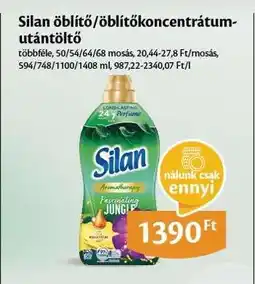 EcoFamily Silan öblítő/öblítőkoncentrátum-utántöltő ajánlat