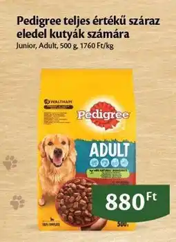 EcoFamily Pedigree teljes értékű száraz eledel kutyák számára ajánlat