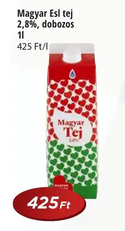 Real Magyar Esl tej 2,8%, dobozos ajánlat