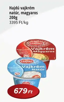 Real Hajdú vajkrém natúr, magyaros ajánlat