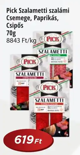 Real Pick Szalametti szalámi Csemege, Paprikás, Csipős ajánlat