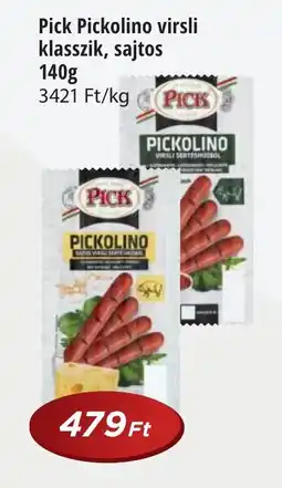 Real Pick Pickolino virsli klasszik, sajtos ajánlat