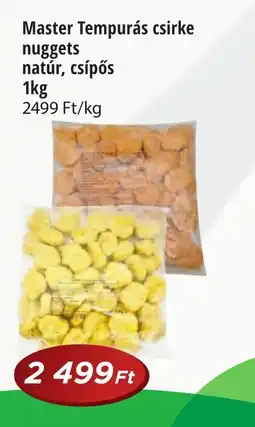 Real Master Tempurás csirke nuggets natúr, csípős ajánlat