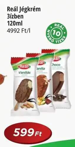 Real Reál Jégkrém 3ízben ajánlat