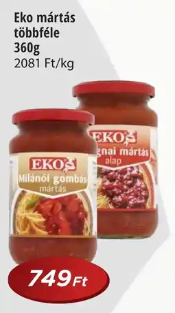 Real Eko mártás többféle ajánlat