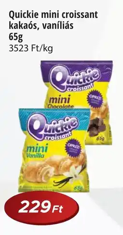 Real Quickie mini croissant kakaós, vaníliás ajánlat