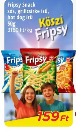 Real Fripsy Snack sós, grillcsirke ízű, hot dog ízű ajánlat