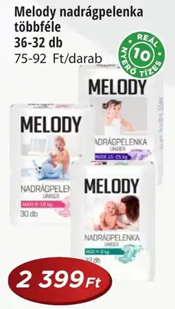 Real Melody nadrágpelenka többféle ajánlat