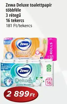 Real Zewa Deluxe toalettpapír többféle ajánlat