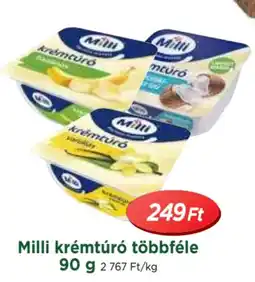 Real Milli krémtúró többféle ajánlat