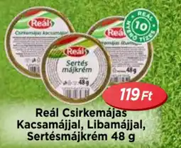 Reál Csirkemájas Kacsamájjal, Libamájjal, Sertésmájkrém