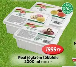 Real Reál jégkrém többféle ajánlat
