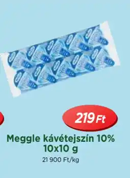 Real Meggle kávétejszín 10% ajánlat