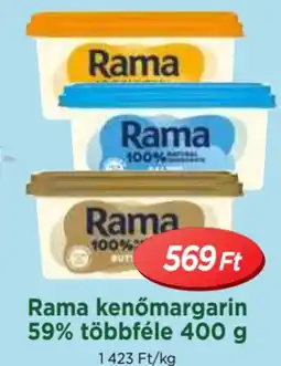 Real Rama kenőmargarin 59% többféle ajánlat