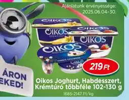 Real Oikos Joghurt, Habdesszert, Krémtúró többféle ajánlat