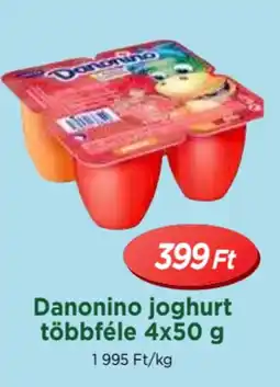 Real Danonino joghurt többféle ajánlat