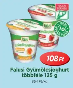 Real Falusi Gyümölcsjoghurt többféle ajánlat