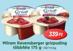Real Milram Ravensberger grízpuding többféle ajánlat