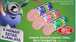 Real Kometa Útravaló Soproni, Olasz, Bécsi ajánlat