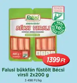 Real Falusi bükkfán füstölt Bécsi virsli ajánlat
