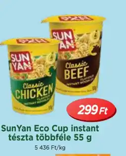Real Sun Yan Eco Cup instant tészta többféle ajánlat