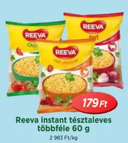 Real Reeva instant tésztaleves többféle ajánlat