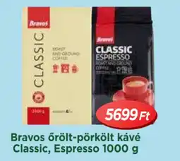 Real Bravos őrölt-pörkölt kávé Classic, Espresso ajánlat